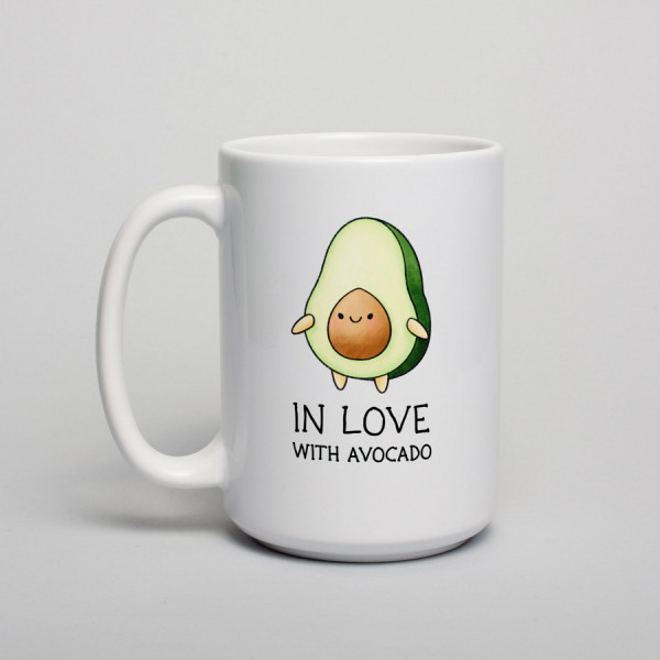 Кружка "In love with avocado", фото 1, цена 220 грн